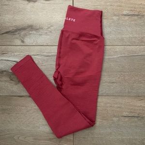 Alphalete OG revival leggings red size small